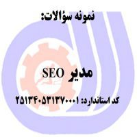 نمونه سولات مدیر seo