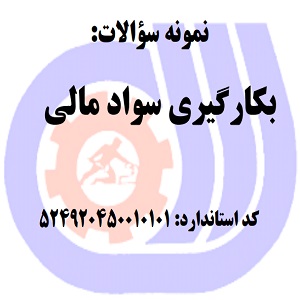 نمونه سوالات رایگان بکارگیری سواد مالی